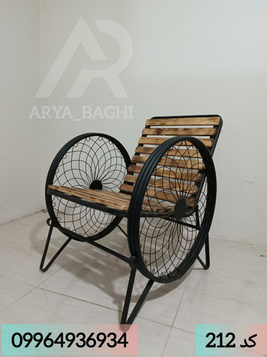 صندلی باغی چوبی مدل گلبرگ کد 212